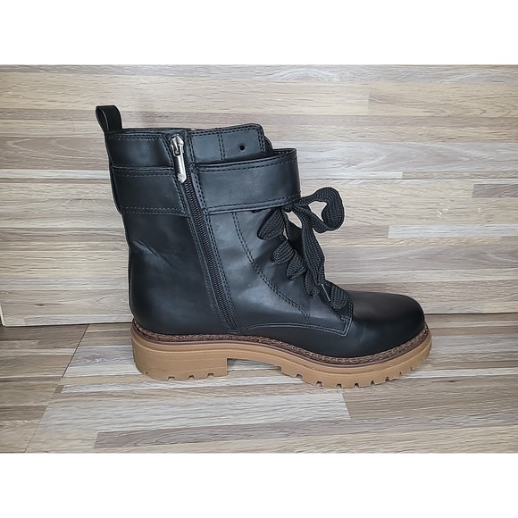 Sam & Libby Samantha Embellished Combat Boots Chunky Goth Y2K Women's Size 11 - Picture 6 of 14